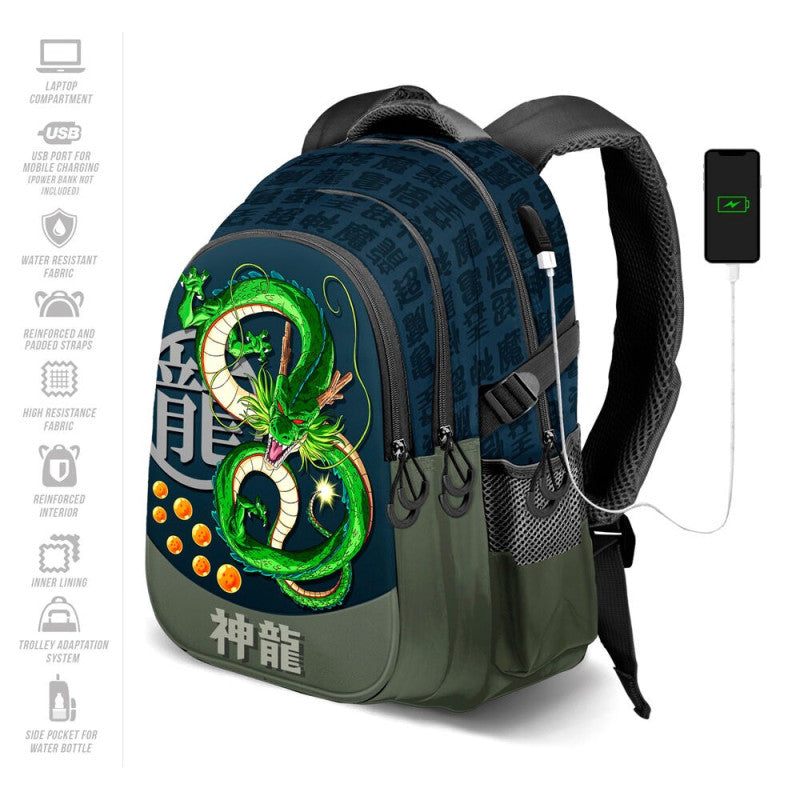 Mochila Dragon Ball Shenron Triple 44cm