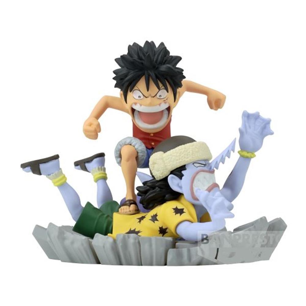 Figura One Piece Luffy Vs Arlong World Collectable Histories 7cm