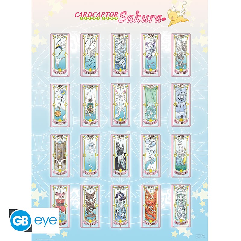 Set 2 Posters Sakura y Kero Card Captor Sakura 52 x 38
