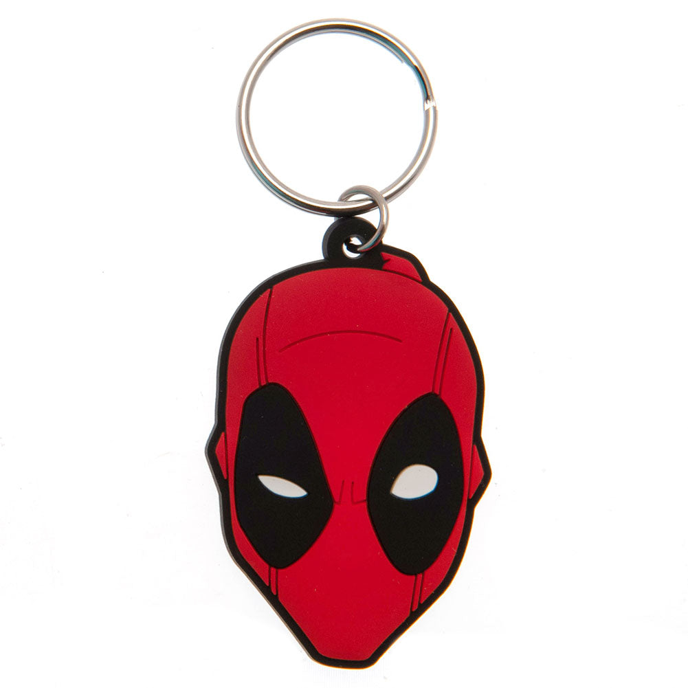 Llavero Goma Deadpool Cabeza