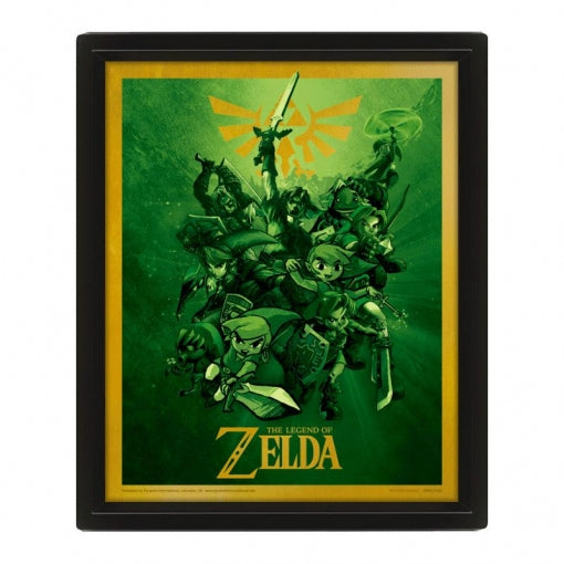Cuadro 3D The Legend of Zelda