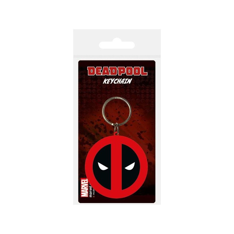 Llavero Goma Deadpool Logo