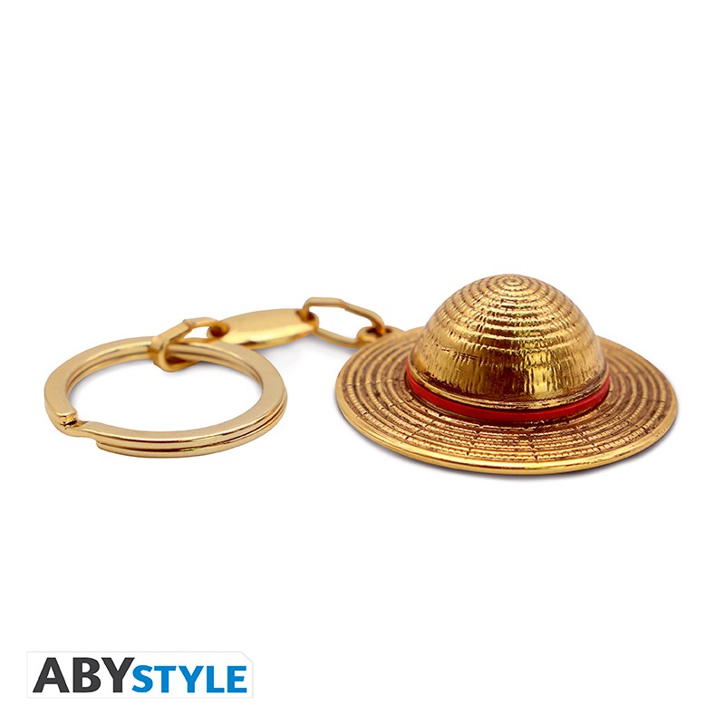 Llavero Metalico One Piece Sombrero de Paja