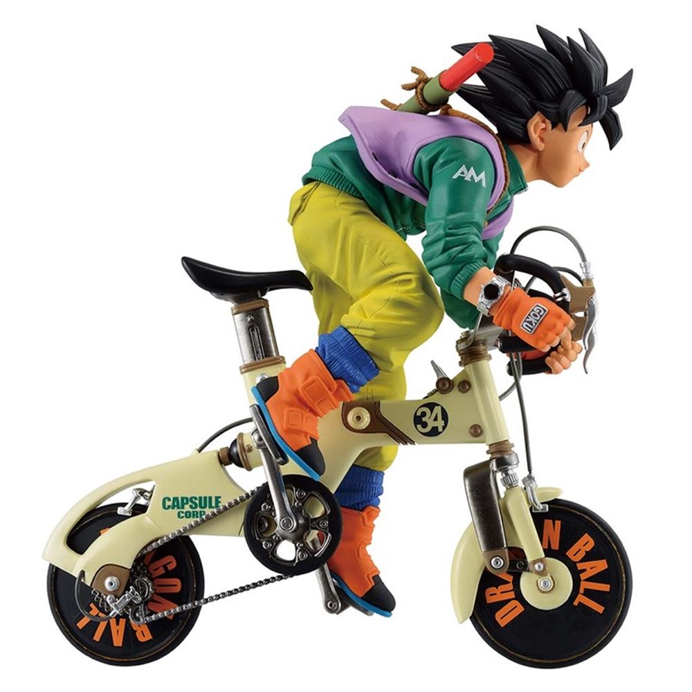 Figura Ichibansho Son Goku en bici Snap Collection Dragon Ball 18cm