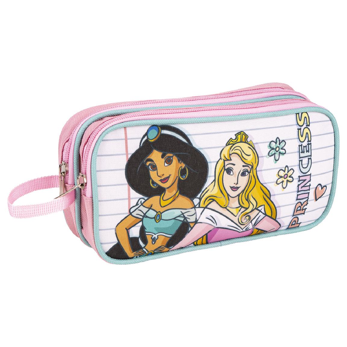 Estuche Portatodo 2 Comp Princess