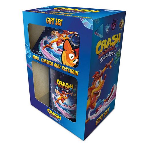 Taza Y Llavero Crash Bandicoot