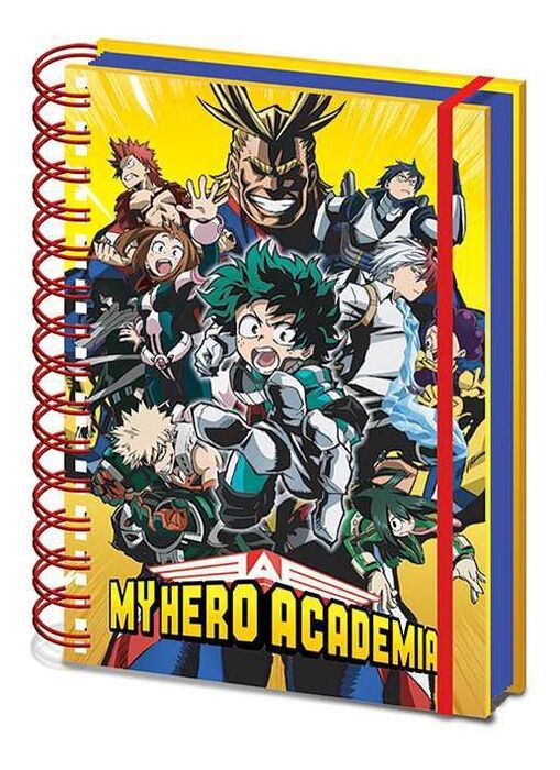 Cuaderno Espiral My Hero Academia Personajes