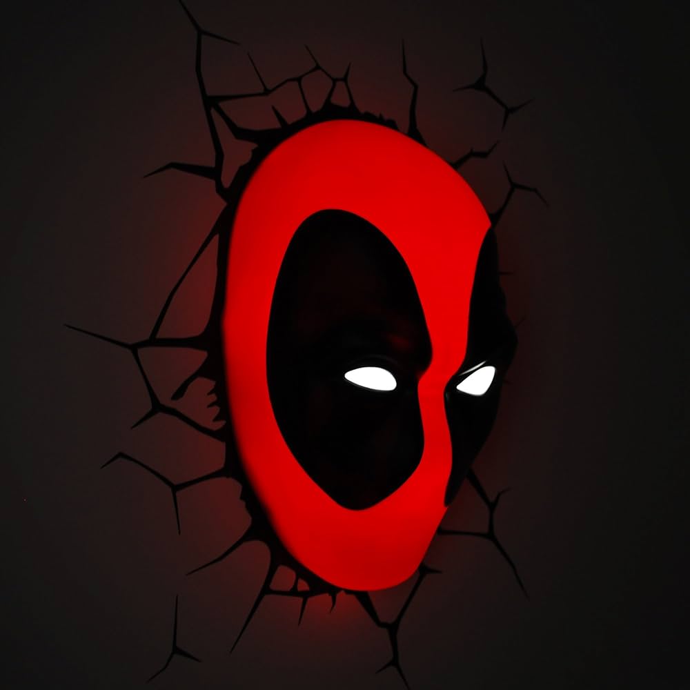 Lámpara 3D LED Deadpool Marve