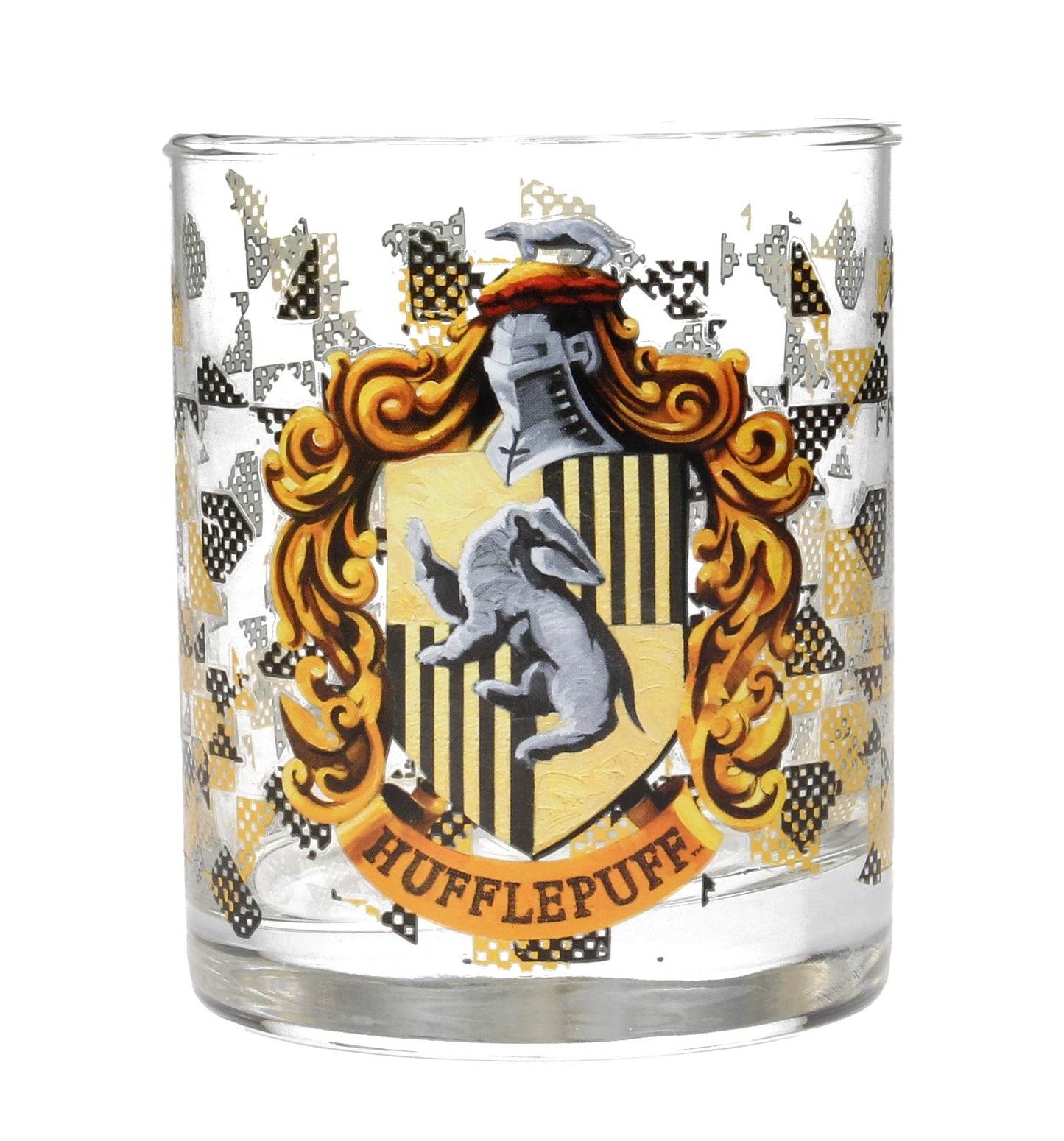 Vaso Cristal Logo Hufflepuff Harry Potter