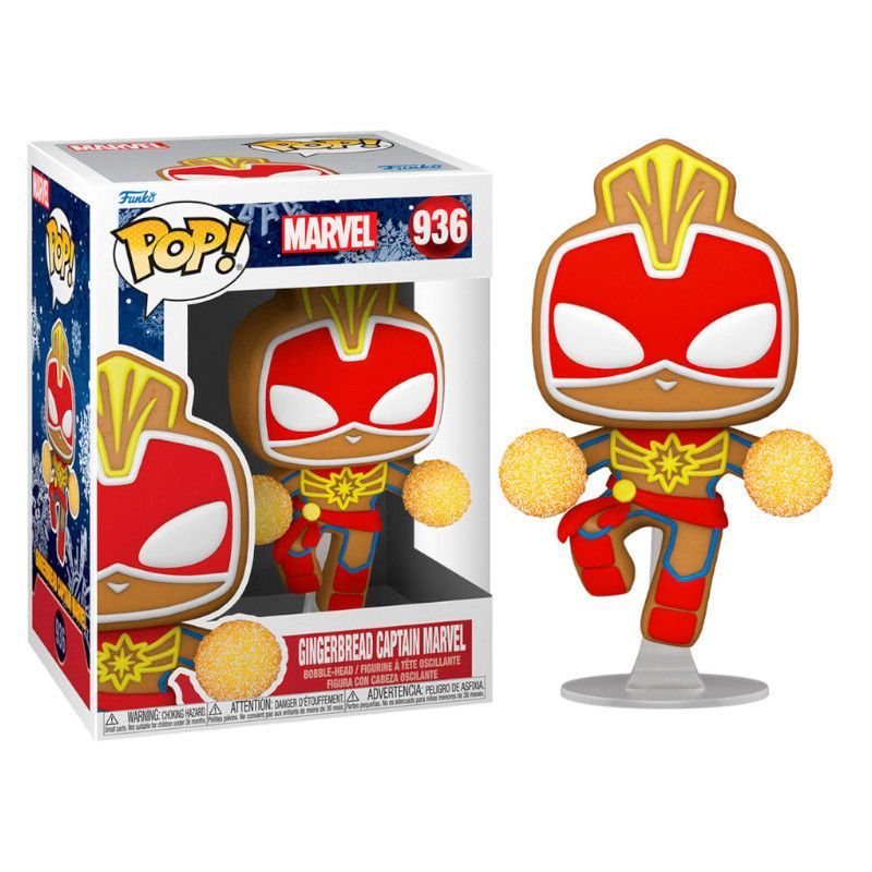 Funko POP! 936 Gingerbread Captain Marvel