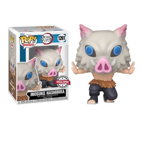 FUNKO POP! 1261 INOSUKE HASHIBIRA. DEMON SLAYER KIMETSU NO YAIBA (GUARDIANES DE LA NOCHE)