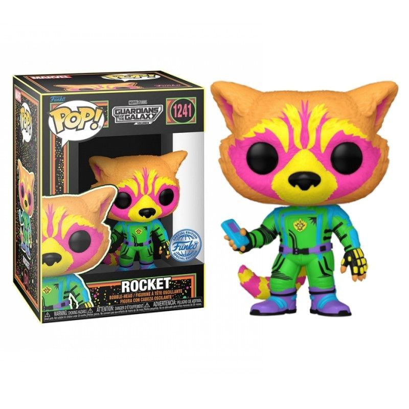Funko POP! Rocket Edición Especial Blacklight