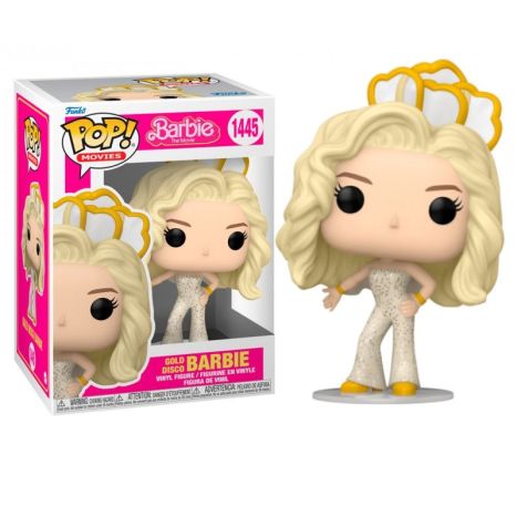 Funko Pop Barbie Gold Disco Barbie the Movie 1445