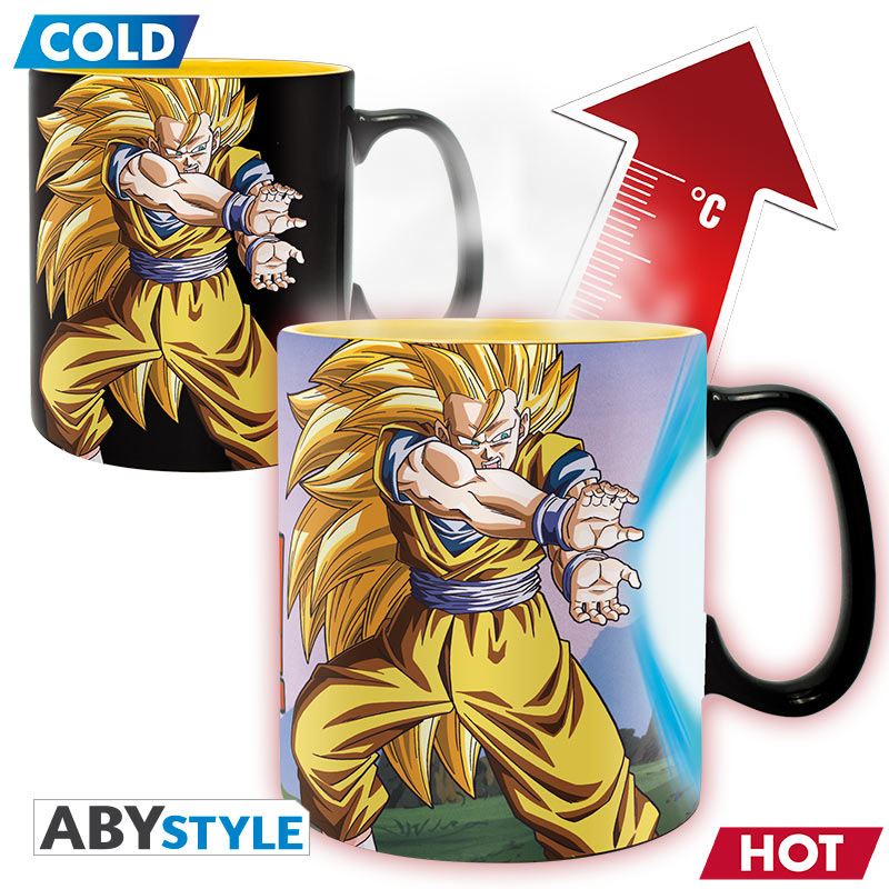 DRAGON BALL - Mug Heat Change - 460 ml - DBZ/Kamehameha-cardboard