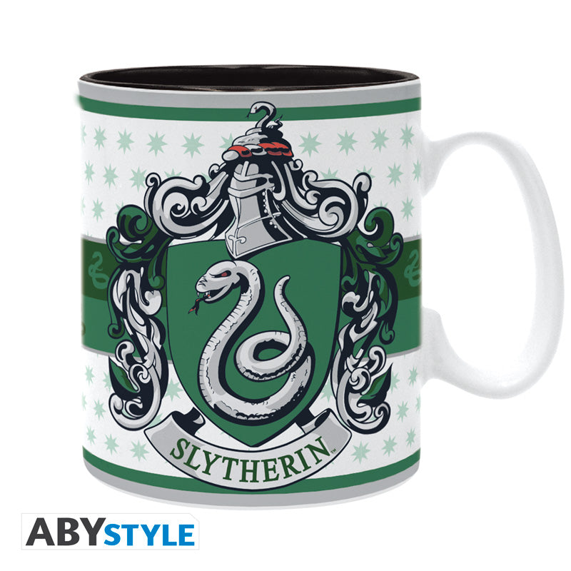 TAZA 460 ML SLYTHERIN HOUSE SUBLI BOX HARRY POTTER