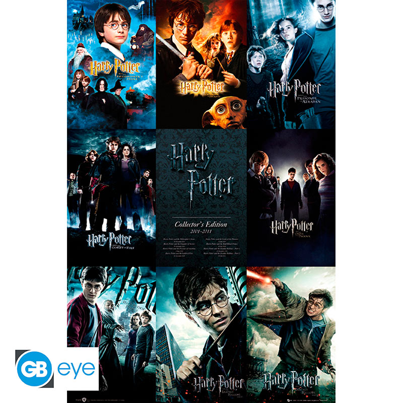 POSTER GRANDE 91.5X61 COLECCION HARRY POTTER