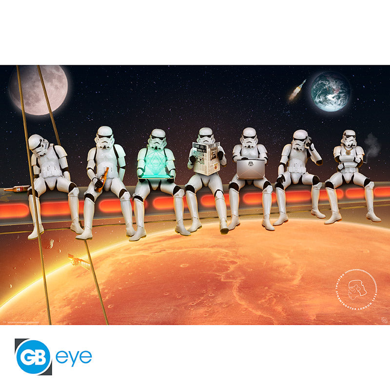 POSTER GRANDE 91.5X61 ON GIRDERS ORIGINAL STORMTROOPER
