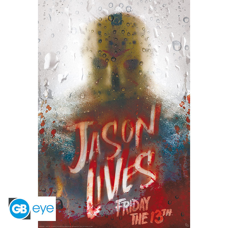 POSTER GRANDE 91.5X61 JASON LIVES FRIDAY THE 13TH