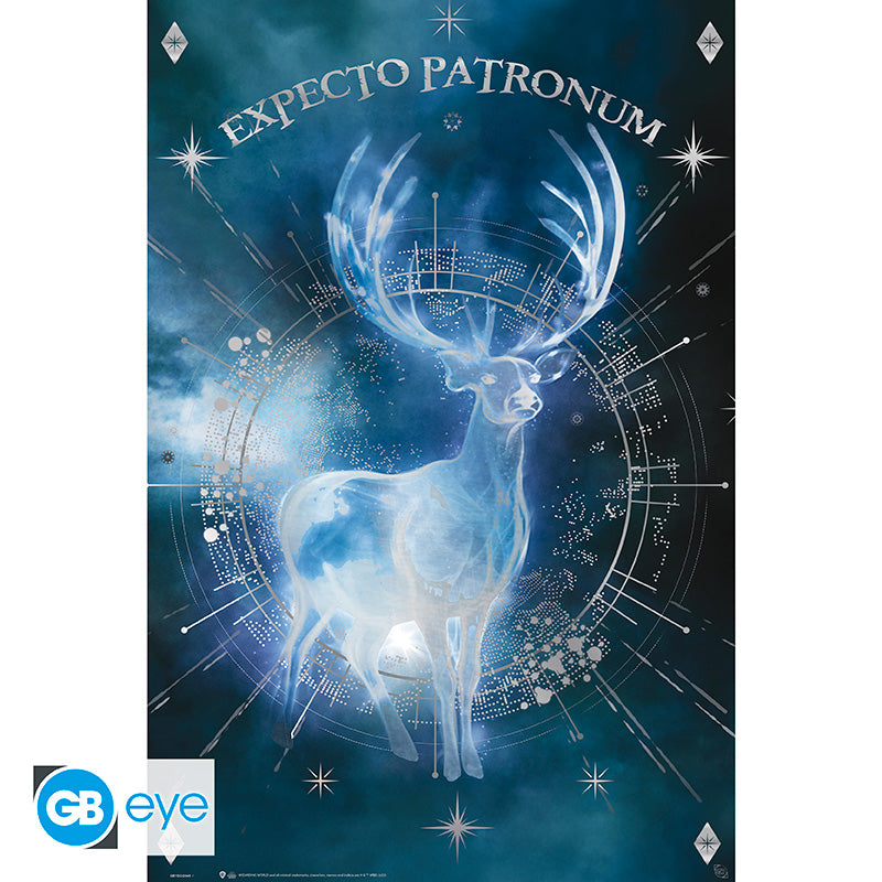 POSTER GRANDE 91.5X61 FOIL EXPECTO PATRONUM HARRY POTTER
