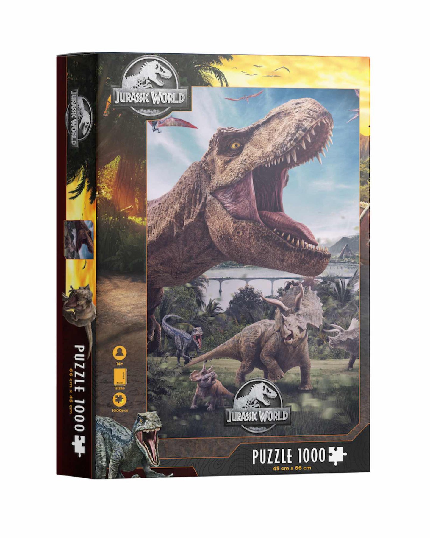 Puzzle Poster Compo Rex Jurassic World 1000 Piezas