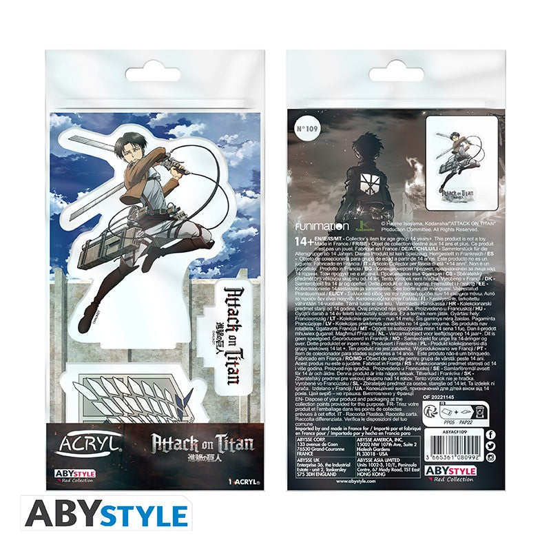 Figura Lámina acrilica Attack on titan Levi