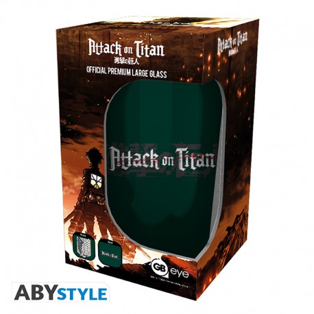 Vaso Cristal Attack on Titan 500ml