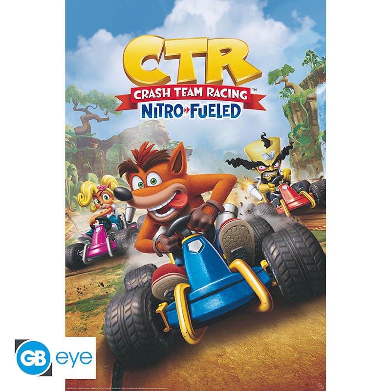 CRASH TEAM RACING - Poster Maxi 91.5x61