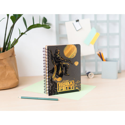 CUADERNO TAPA FORRADA A5 EL LIBRO DE BOBA FETT