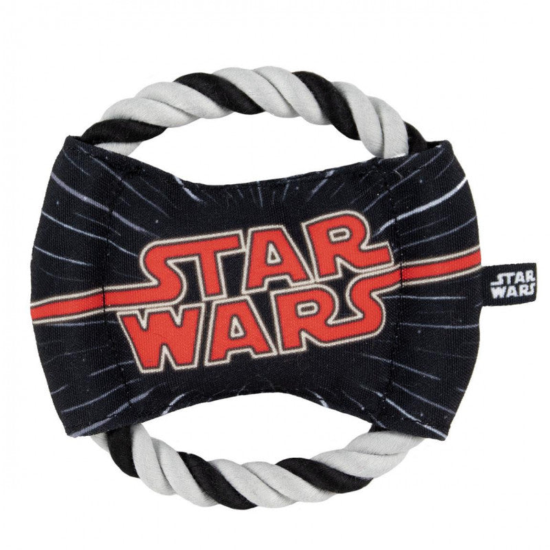 Cuerda dental para perros disco Star Wars logo