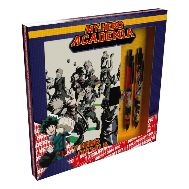 Set My Hero Academia Cuaderno y boligrafos