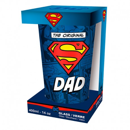 Vaso Superman DC Comics Super Dad cristal 400ml