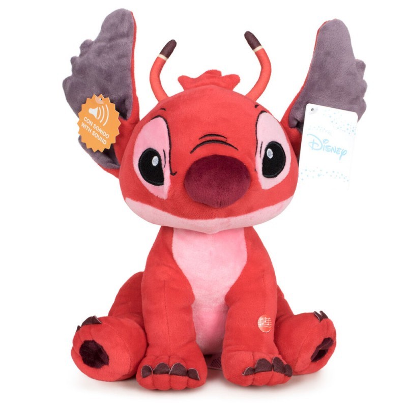 Peluche Leroy Stitch Con Sonido 30Cm