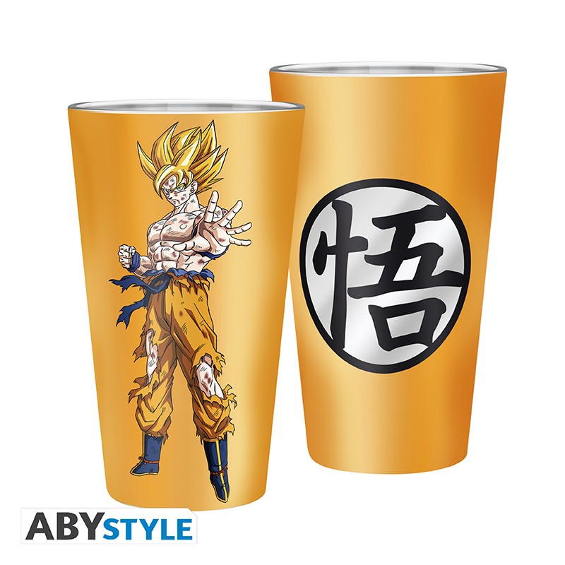 Vaso Espejo Dragon Ball Goku Saiyan