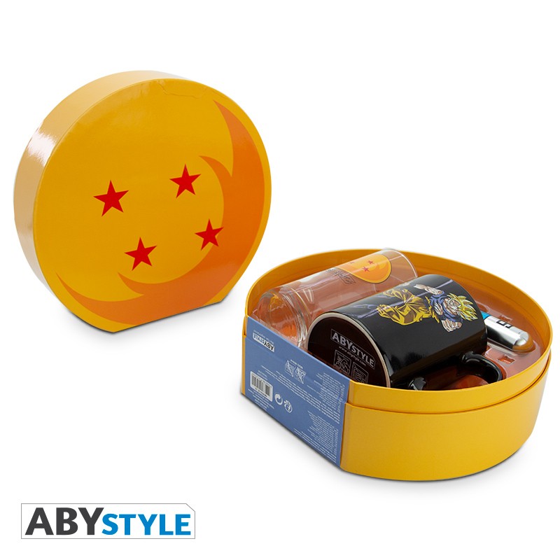 SET DRAGON BALL TAZA VASO LLAVERO