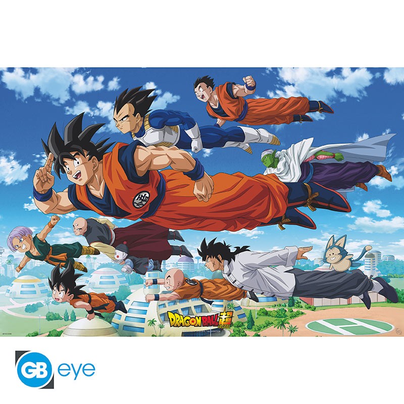 DRAGON BALL SUPER - Póster - "El grupo de Goku" (91,5x61)