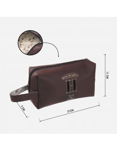 Neceser Harry Potter Suave Marrón Hogwarts