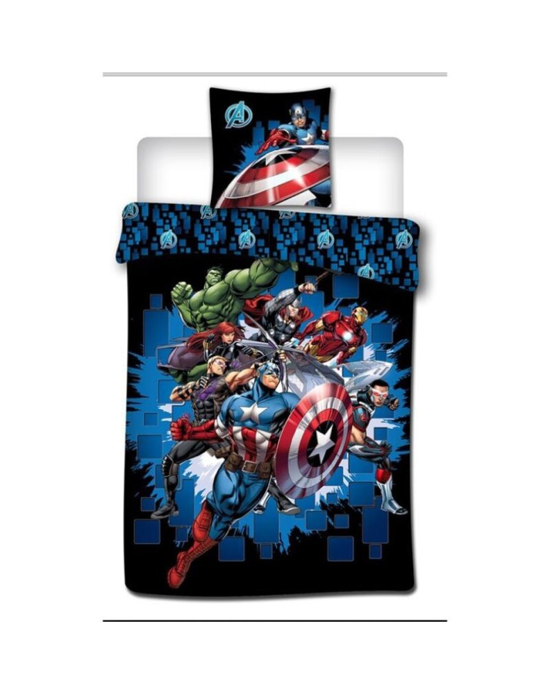 Juego Sabanas Avengers azul Microfibra 140x200cm