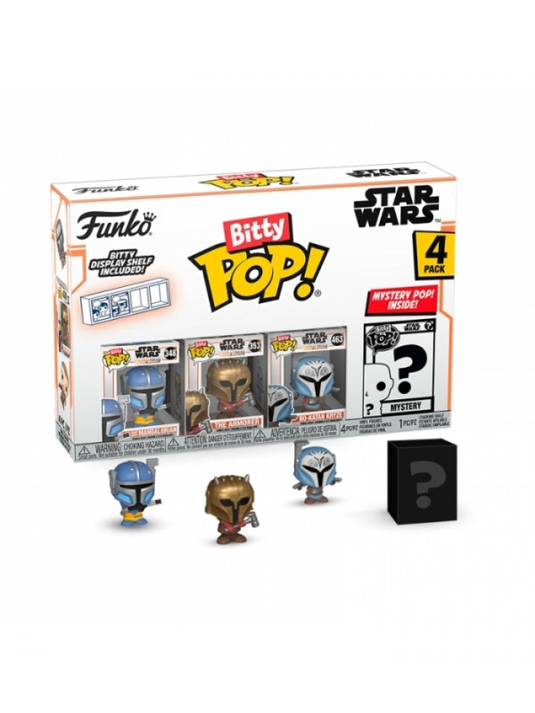 Funko Bitty POP 4 Figuras - Heavy Mandalorian - Star Wars