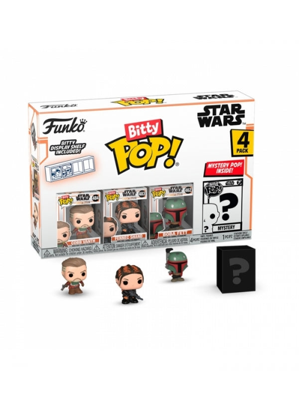 Funko Bitty POP Mandalorian 4 Figuras - Marshal - Star Wars