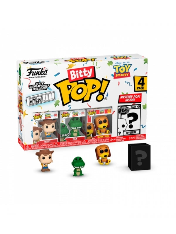Funko Bitty POP Woody 4 Figuras - Toy Story