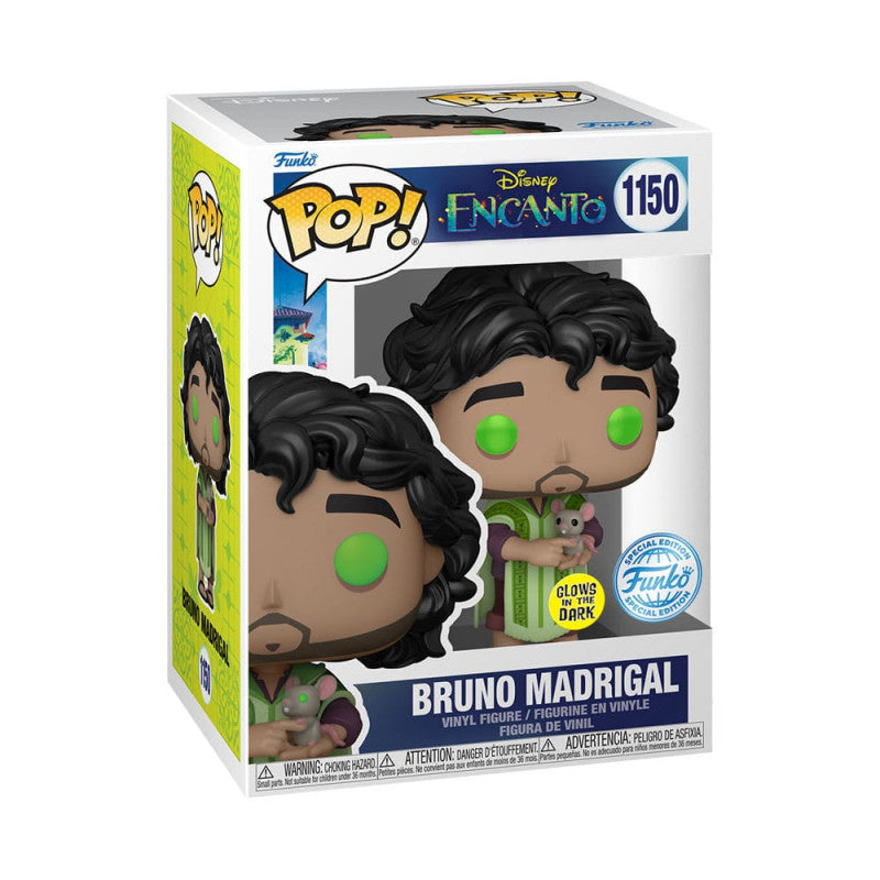 Funko POP! 1150 Bruno Madrigal Exclusive GITD Encanto Disney