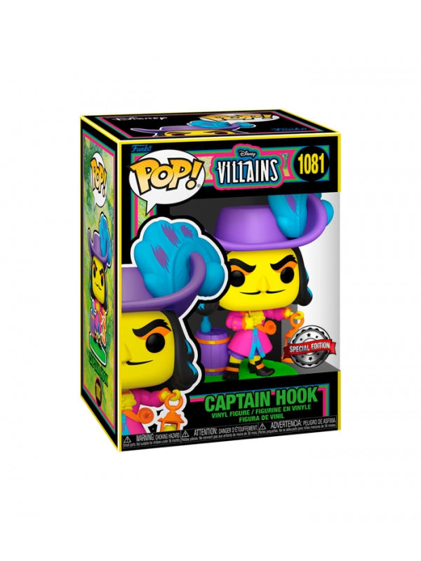 Funko POP! 1081 Hook Blacklight Edition Villains Disney