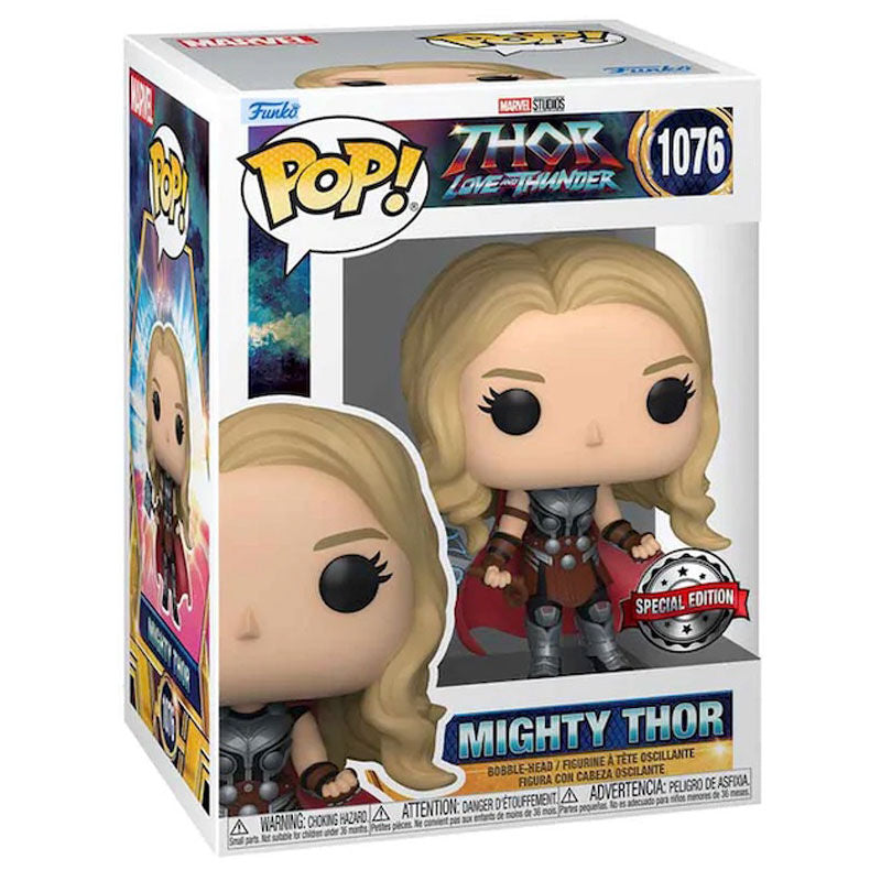 Funko POP! 1076 Mighty Thor sin Casco Thor Love and Thunder Marvel