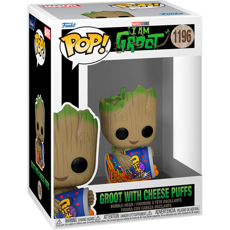 Funko Pop Groot con bolitas de queso 1196 I Am Groot Marvel