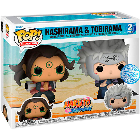 Funko Pop 2 Pack Hashirama y Tobirama Naruto Shippuden Special Edition