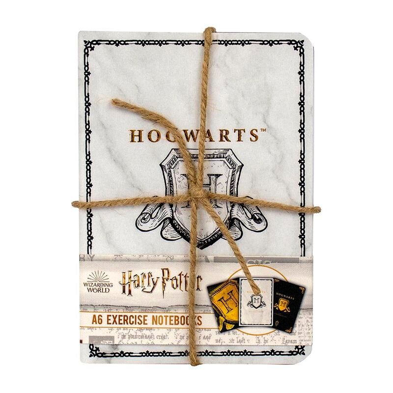 3 Cuadernos Harry Potter A6