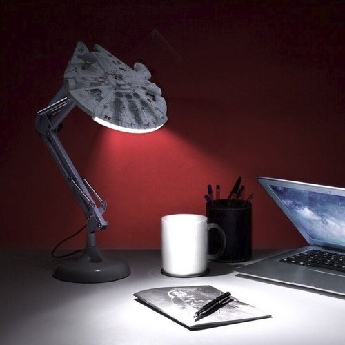 Lámpara Flexo Halcón Milenario Star Wars Deluxe
