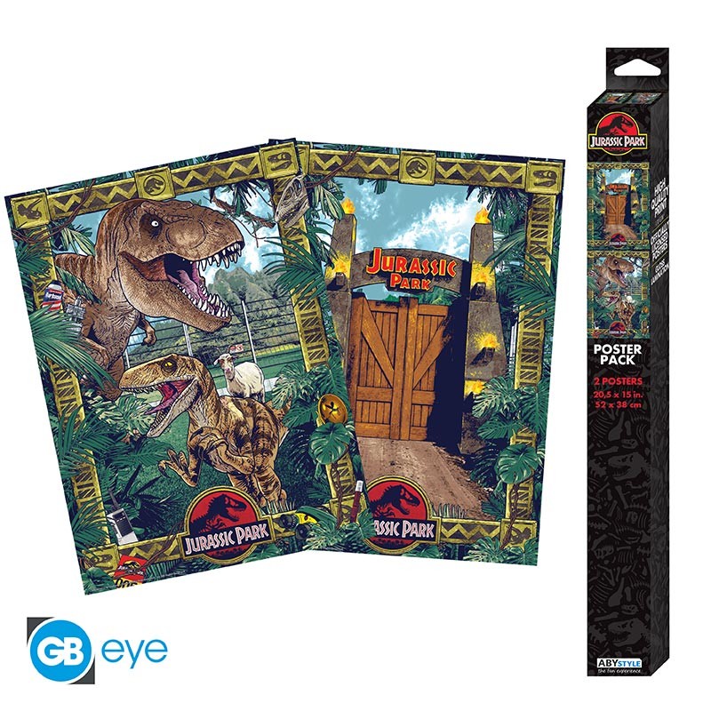 Set de 2 Posters Jurassic Park