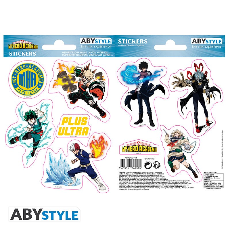 Pack pegatinas My hero academia protagonistas