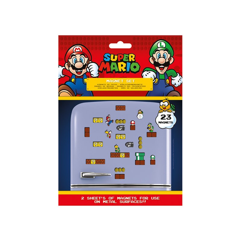Set imanes Super Mario Bros